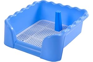AISOWAY Indoor Plastic Recintato Cane Wc Pet Portatile Recintato Griglia Lettiera Dog Training Toilet Medio Piccole Dimensioni Pet Supplies Potty