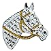 Produktbild Navika Horsehead Swarovski Kristall und Glitz Ball Marker, mit Hut-Clip