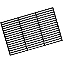 Griglia In Ghisa Smaltata Per Barbecue - Griglia Rettangolare Universale Per Gas E Carbone, Resistente E Facile Da Pulire (Varie Misure)