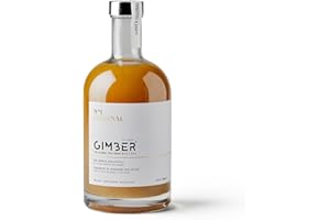 GIMBER Concentré de gingembre bio 700 ml | Boisson sans alcool 100% biologique à base de gingembre, citron et épices | Jus de gingembre Premium