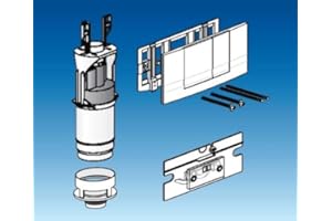 WEIPAI Friatec WC Modernisierungsset Friabloc F100 auf F102, 2 Mengen weiß