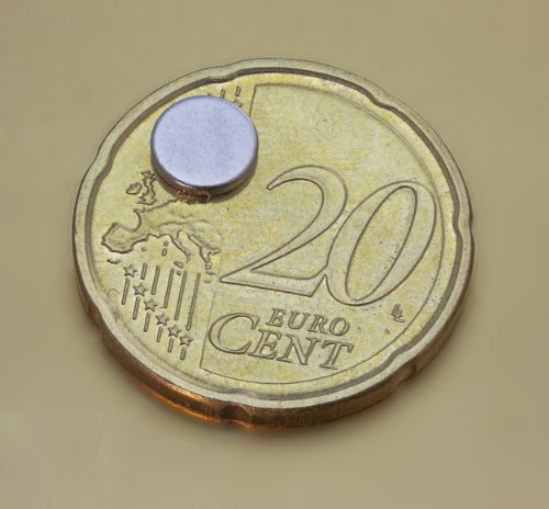 Oblique-Unique® 20 Neodym-Supermagnete 6 x 1 mm - 2