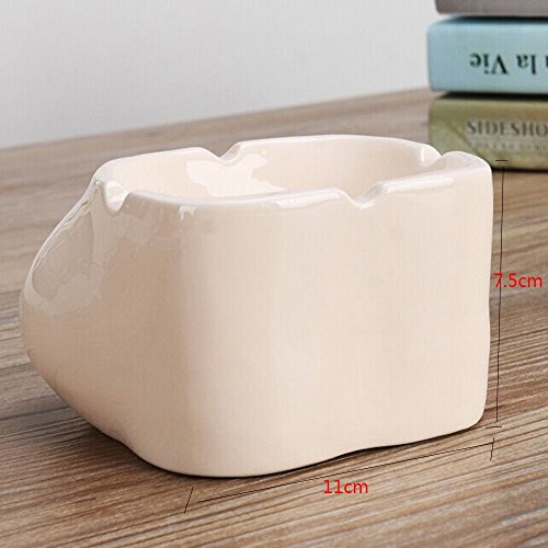 Max & Mix Aschenbecher Zigarre Zigarre Sexy Mignon Zimmer C ¨ ¦ Keramik Aschenbecher Aschenbecher Aschenbecher für D Farbnäpfchen Tabletop Büro? Hause, Aschenbecher Geschenk, Raucher weiß - 8