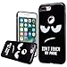 Produktbild WE LOVE CASE iPhone 7 Plus Hülle Stare Schwarz (Don't Touch My Phone) iPhone 7 Plus 5,5" Hülle Retro Schön Relief Kreativ Schutzhülle Handyhülle Handytasche Handycover PC Harte Case Anti-Scratch Handy Tasche Schale Schlank Backcover Bumper Fall Protective Abdeckung Bumper Schale Ultra Dünn Anti-Kratz für Apple iPhone 7 Plus 5,5"