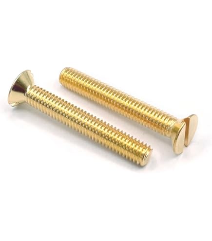 200 Stück Messing-Schrauben – RA/HD/S/5, 8 X 4 Mm, Für Holz- Und Heimwerkerprojekte