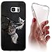 Price comparison product image Samsung S7 Edge G935 °F Soft Case for Samsung Galaxy S7 Edge G935 °F Cover Backkover Tpu Soft Case for Samsung Galaxy S7 Edge G935 °F 1034 Pferd Schwarz Weiß