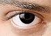 Produktbild Eye Effect schwarze Kontaktlinsen black out! Farbige Kontaktlinsen schwarz karneval/halloween ohne Stärke Karne mit gratis Kontaktlinsenbehälter