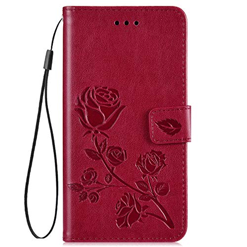 Preisvergleich Produktbild Qjuegad Kompatibel mit Hülle Samsung Galaxy A10 Leder