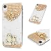 Produktbild iPhone XR Handyhülle iPhone XR Hülle Case Glitzer Strass Transparent Cover PC Tasche Dünn Hartcase Durchsichtige Schutzhülle Handytasche Skin Schale Bumper Handycover Luxus Mädchen Stil-Eule