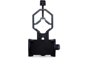 NUZAMAS Spektiv-Smartphoneadapter, Teleskop-Telefonhalterung - Kompatibel mit Teleskop und Mikroskop für binokulares Monokular-Spektiv, einstellbar