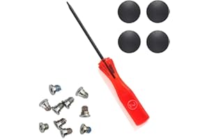 Padarsey 4 Stück Gummifüße + 10 Reparatur-Ersatzschraube 1 5-Punkt-Pentalobe-Schraubendreher, kompatibel für MacBook Pro Retina A1425 A1502 A1398 33 cm 38,1 (13 Zoll) untere Hülle (MacBook Retina)