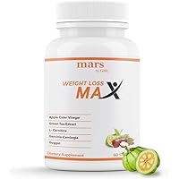 Mars By GHC Garcinia Cambogia Supplement With Green Tea 500mg - 60 Veg Capsules
