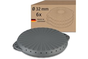 Koziol MOVE PIZZA 32 Lot de 6 boîtes à pizza réutilisables en plastique 32 cm de diamètre Réutilisables, incassables, passent au lave-vaisselle