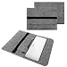 Produktbild NAUC Laptoptasche Sleeve Schutztasche Hülle für Trekstor Primebook U13B Netbook Ultrabook 13 Zoll Laptop Filz Case in Verschiedenen Farben, Farben:Hell Grau