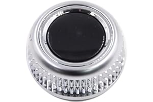 CANJPTON Kompatibel Mit Audi A4 A5 S5 Q5 2013 2014 2015 2016 2017 MMI Multi Media Lautstärkeregler Drehknopfabdeckung Chrom Lautstärkeregler Autoradio 8T0919070B