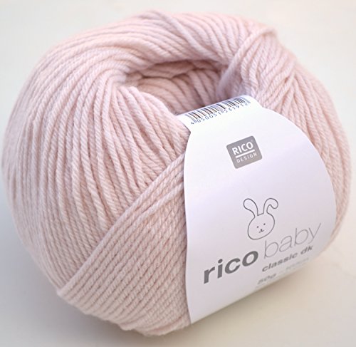 Rico Design rico baby classic dk Strick- und Häkelgarn Babywolle puder