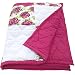 Produktbild Kuckucks-Rose, Vintage-Stil, Patchwork Tagesdecke Baumwolle, Weiß/Rosa