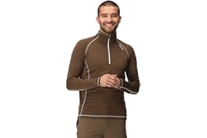 Regatta Herren Yonder Quick Dry Langarm Reißverschluss T-Shirt