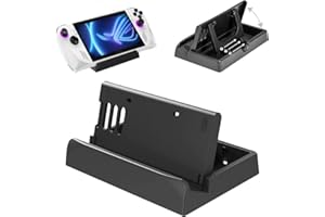 PYUE Steam Deck Dock, Adjustable Stand Steam Deck Stand Base Compatible with ROG Ally, Phone Stand for Desk, Anti-Slip Dock Stand Compatible with Switch OLED/Lite/Tablet/Mobile Phone