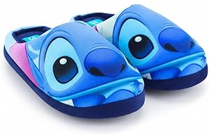 Disney Stitch Pantofole Ragazze, Scarpe Casa Tropicali Regalo Bambina e Adolescenti, Taglie EU 28 a 33