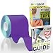 Produktbild No Label Kinesiologie Tape Violett Lila | Physio Tape | Body Tape | Sportstape | 5 cm x 5 m | Schutz + Schnelle Regeneration in Schulter Nacken Rücken Knie Knöchel & Ellenbogen | Latexfrei