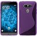 Produktbild PhoneNatic Case für LG G5 Hülle Silikon lila S-Style Case