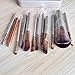 LA HAUTE Cosmetics Makeup Brushes 12-Piece Makeup Brush Set Professional Essential Kabuki Brush Kits