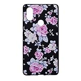 BONROY Xiaomi Mi 8 SE Case Clear, Shockproof Bumper Transparent Case, Silicone Crystal TPU Air Cushion Cover for Xiaomi Mi 8 SE - (GF-Flower)