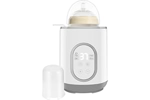 MED PRIDE Chauffe Biberon,Chauffe biberon multifonctionnel Électrique Rapide Garde au chaud les aliments pour bébé et le dégivrage Chauffe Lait Maternel/Infantile avec écran LCD