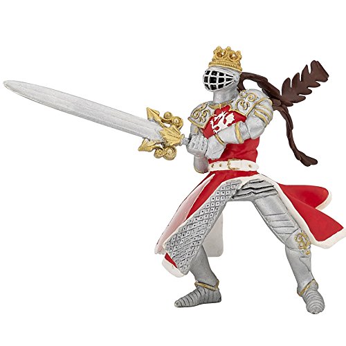 Papo MEDIEVAL-FANTASY 39797 Dragon King with Sword Figurine, Multicolour