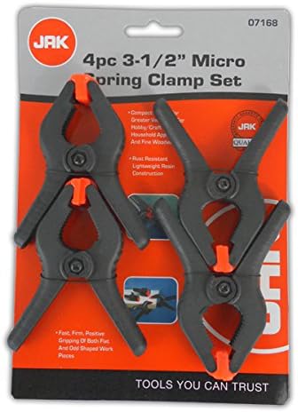MICRO SPRING CLAMP SET OF 6. GREAT FOR HOBBIES / PROJECTS. MODEL SHIP BUILDING.