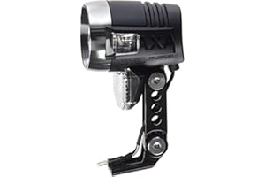 AXA Faro Blueline 50LUX 6V E-Bike, Unisex Adulto, Negro, 10 x 5 x 3 cm