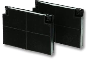 GC GLOBALCOMMERCE Filtri Cappa Compatibili con Cappe Faber e Franke, 2 Filtri Cappa ai Carboni Attivi
