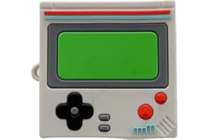 PLXBYC Kompatybilny z Samsung Galaxy Buds Live/Buds pro/Buds 2/Buds2 pro Charging Box, wzór maszyny do gier 3D, miękki silikonowy futerał na słuchawki z haczykiem