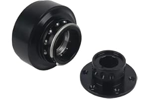 Snabbfrigörande rattadapter, för racingsimulator, för MOZA R9/R16/R5 Direct Drive Base, aluminiumlegering design, svart/röd (