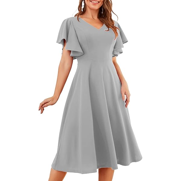 Hanna Nikole trouwgastjurk voor dames, grote maat, chiffon, avondjurk met pailletten, ronde hals, elegant cocktailjurk, feestelijk midijurk voor de moeder van de bruid, zwart, 46 Grote maten