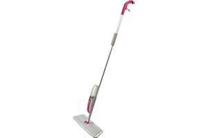 Kleeneze KL067036EU7 Mop natryskowy z głowicą z mikrofibry wielokrotnego napełniania | idealny do większości twardych podłóg | może być używany na mokro lub na sucho. Plastikowy