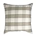 Produktbild Lancashire Textiles Natur Farbe Tartan Check Chekers 45 cm x 45 cm Kissenbezug Nur