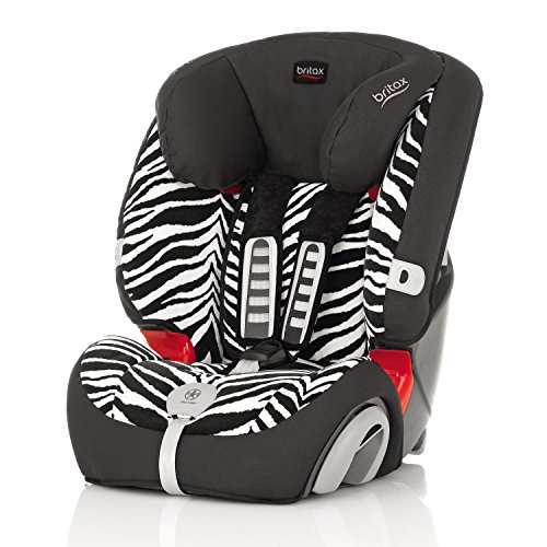 Britax Evolva Plus Group 1/2/3 Combination Car Seat (Smart Zebra)