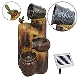 VORTEILE der innovativen LiIonen-Akku-Technologie: Dreimal längere Laufzeit als herkömmliche Akkus & 10-fache Akku-Lebensdauer | länger andauerndes und lebendigeres Wasserspiel | langfristig optimale Akku-Kapazität (kein Memory-Effekt) | Funktionsstart bereits bei miminaler Aufladung & automatische Abschaltung bei Mindest-Endladezustand (schützt den Akku vor Tiefentladung) | kein Akku-Wechsel erforderlich