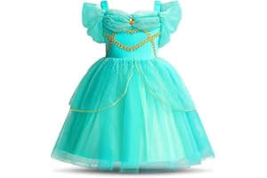 Lito Angels Deguisement Costume Robe en Tulle Princesse pour Enfant Fille Taille 2-8 ans