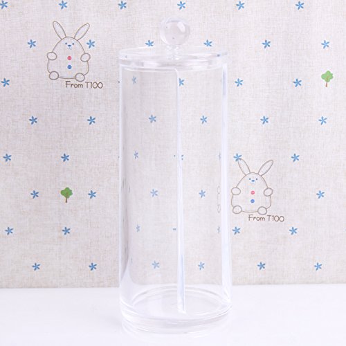 Acryl Make Up Wattepad Organizer Wattepadspender Aufbewahrungsständer Aufbewahrung Wattepad Box Kosmetikständer Behälter von der Marke MyBeautyworld24 - 5