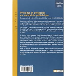Principes et protocoles en anesthésie pédiatrique Livre en Ligne Principes et protocoles en anesthésie pédiatrique Livre en Ligne - Telecharger Ebook