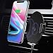 Produktbild USAMS Induktion Handyhalterung fürs Auto, Automatisch Qi Kfz Handy Halterung Induktiv Wireless Charger Handyhalter Lüftung für XS Max/XR/X/8 Plus, Samsung Galaxy S9+/S8/S7/S6 Edge/Note 8/5 (Schwarz)
