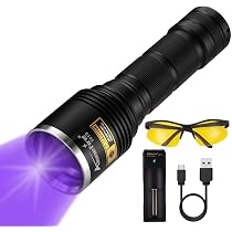 Lampe Torche UV 365nm Alonefire SV110 - Détecteur Urine Animaux, Résine, Minéraux (USB-C Rechargeable)