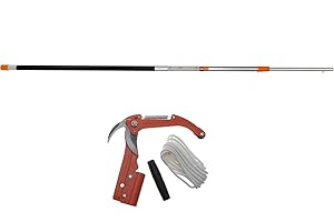 Jardiaffaires Echenilloir Bahco P34-27AF livré avec Perche télescopique 3,5 mètres