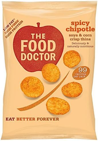 The Food Doctor Spicy Chipotle Corn &amp; Soy Snack 23g (Pack of 10)