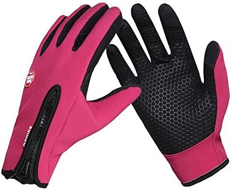 YAAGLE Unisex Winter Outdoor Warm Waterproof Cycling Hiking Climbing Sport Touchscreen Gloves for Men Women