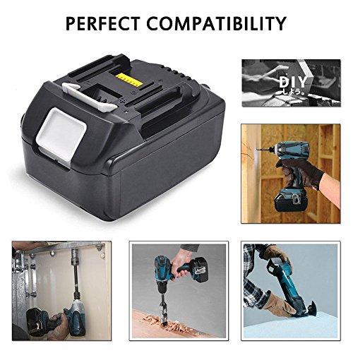 Eagglew 18V 4,0Ah Li-ion Werkzeugakkus Akku Für Makita 194205-3,194309-1, BL1815,BL1830, LXT400 - 7