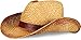 Produktbild normani Cowboy Strohhut mit Braunem Hutband Farbe Natur Größe 55-57